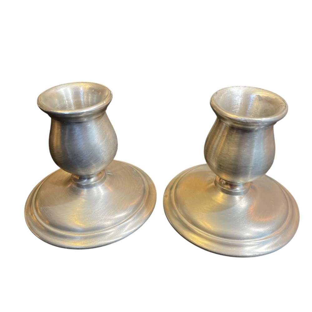 Reed & Barton Pewter Candleholders Set